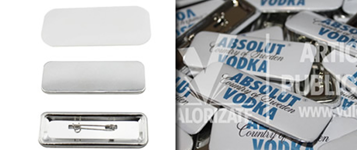 insumos chapa rectangular y chapita rectangular terminada