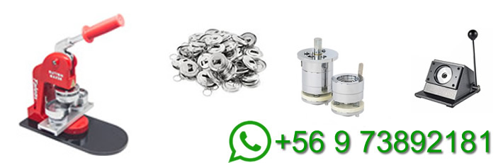 todos los insumos de chapitas que vendemos y el telefono de contacto